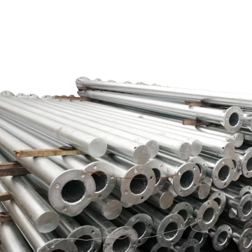 Hot Dip Hexagonal Steel 9m Galvanized Street Light Pole Prices