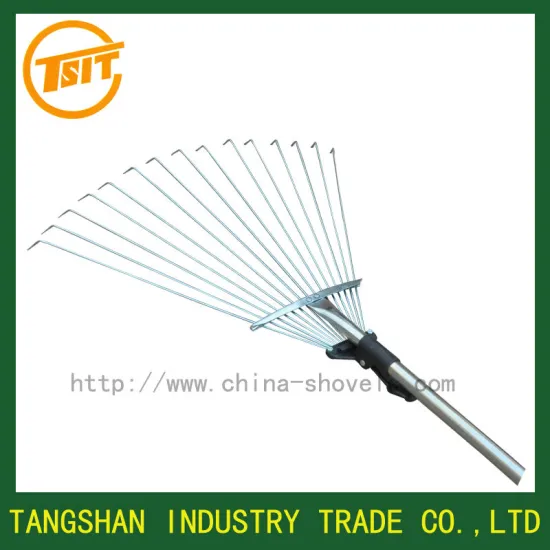 adjustable telescopic metal rake