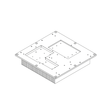 High efficiency aluminum heat sink