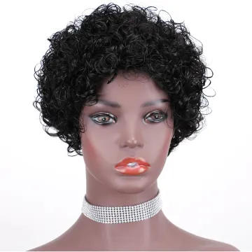 wholesale Afro Kinky straight Curly Wigs cheveux perruque 100% Virgin Indian Brazilian Hair Wig for black Women wig human hair
