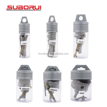 SUBORUI 16-60mm TCT Drill Bit Set for Metal Aluminum and Stainless Steel