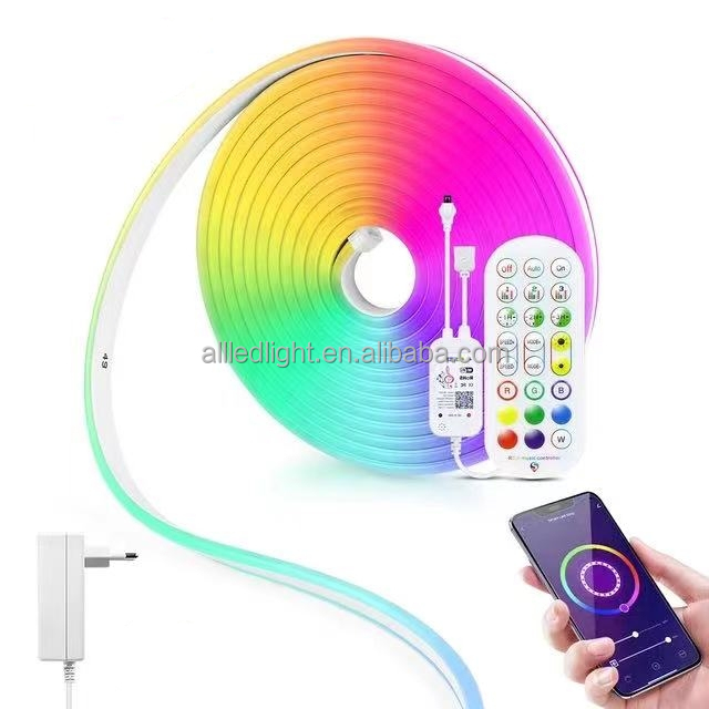 Tuya Rope Led Tuya Ip65 Waterproof Rgb Led Neon Strip Lights For Bedroom Or Holiday ...