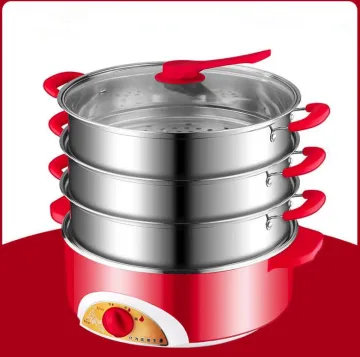 Steamer Pot Electric Pot with Temperature Control