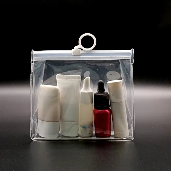 EVA zipper bag with ring