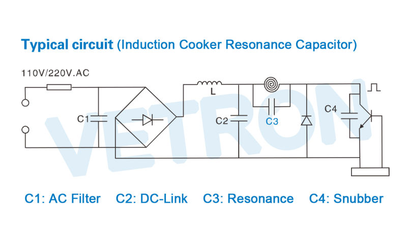 Induction Cooker Filter Capacitor