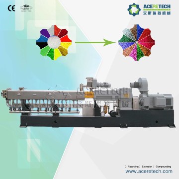 Twin Screw Extruder Color Masterbatch Compounding Machine