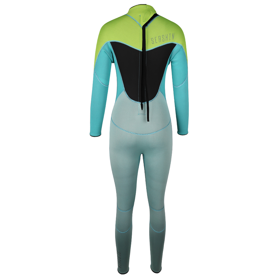 Bờ biển Neoprene 4mm lặn trở lại Zip Full Wetsuit