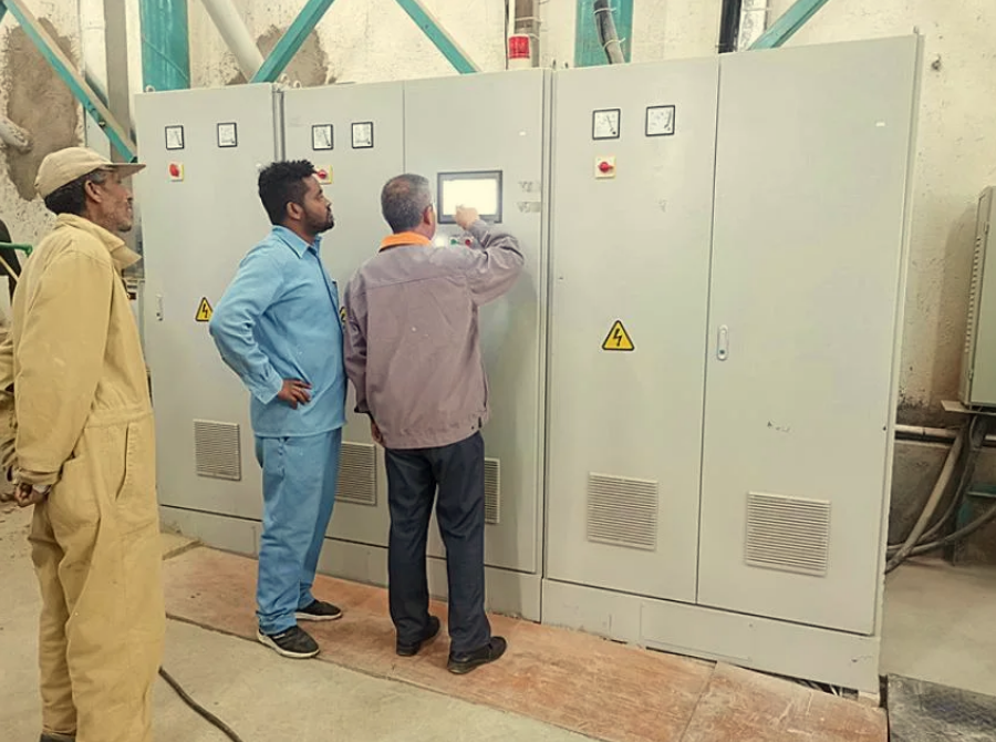 Hongdefa Automatic 200t/24h wheat flour mill machine complete line with installation