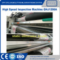 Calidad de material de alta velocidad Inspección de la máquina rebobinadora