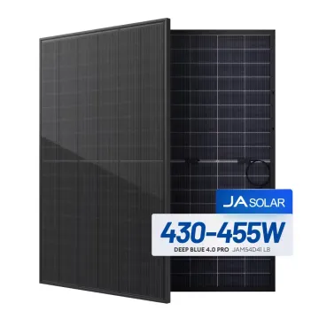 High Power JA Solar Deep Blue 4.0 Series JAM54D41 LB 430W-455W Full Black Bifacial PV Modules: Optimizing Energy Efficiency and Performance