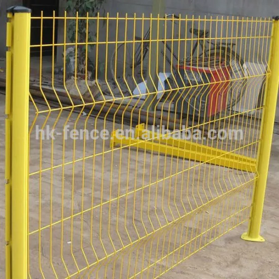 powder coated Europe style 3D curved fence panel
