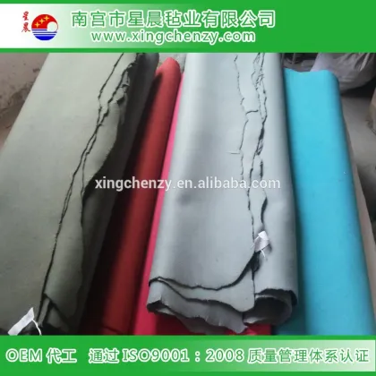 100% wool felt fabric color