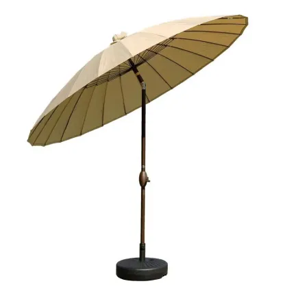 Solar lamp midpillar umbrella