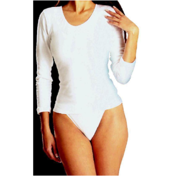 Lady's 65%polyester 35%cotton underwear Fleece Inside