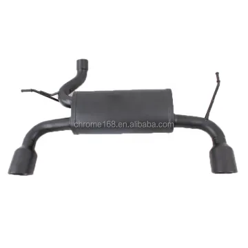 Jeep Wrangler JK 2007-On Dual Exhaust Muffler and Tip Auto Parts