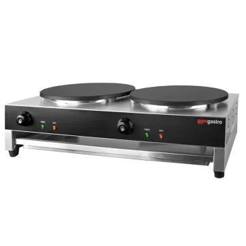 Commercial Creper Non-Stick Crepe Maker Single/Double Plate Electric Pancake Machine for Fast Food Kitchen Cgk40-2