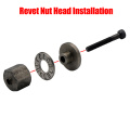 Hand Rivet Nut Gun Head nuts Simple installation Manual Riveter Rivnut Tool Accessory for Nuts M3 M4 M5 M6 M8 M10