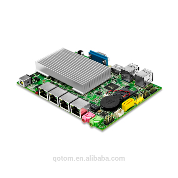 2017 NEW 4 Lan 3.5" Industrial Motherboard , Processor 3215U (2M Cache, 1.70 GHz, Broadwell), Support Win OS/Linux Fanless X86