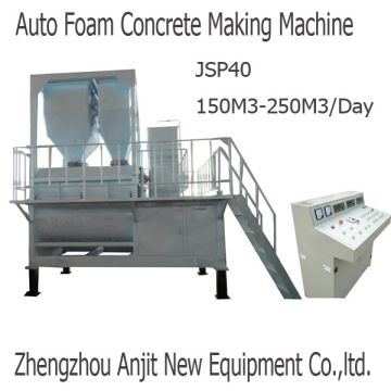 Auto foam concrete mixer and pump