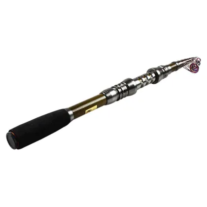 Travel Telescopic Fishing Pole Carbon Portable Fishing Rod Tackle Fishing Gear