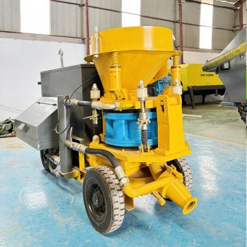 Portable Electric Wet Shotcrete Machine for Retaining Walls