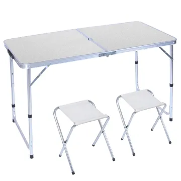 Wholesale Portable Outdoor Folding Dining Table and Chairs - Tourist Foldable Wooden Table
