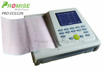 Digital 12-Lead ECG Machine with Color Display (PRO-ECG12N)