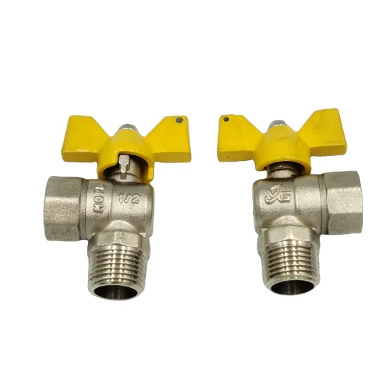 Ningbo Western Brass Valves Elbow Gas Ball Valve Gas Pipe Valve