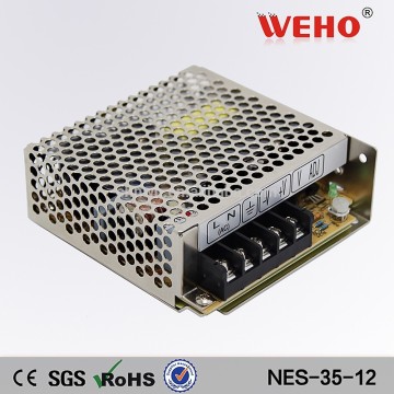 WH NES SERI 35W Efisiensi Tinggi 12V 3A Catu Daya LED