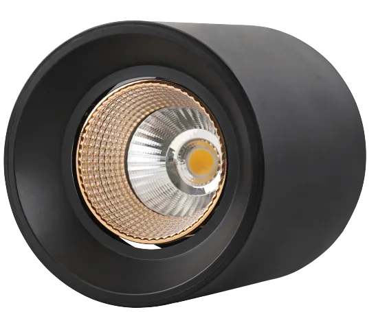 Kinsuny Factory PC Surface Mounted Downlight Fixtures: Round Housing for GU10 & MR16 LED Lamps