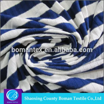 Wholesale TR stretch dyed yarn rib knit fabric