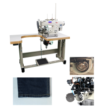 Industri Mesin Hemming Bawah dengan Threader Otomatis