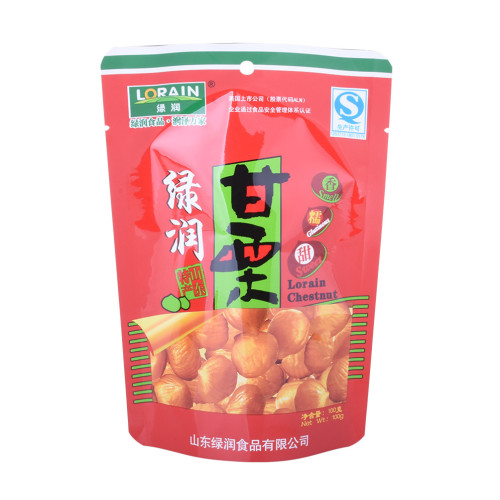 Custom design Eco-friendly Printed Package dry fruit stand up pouches