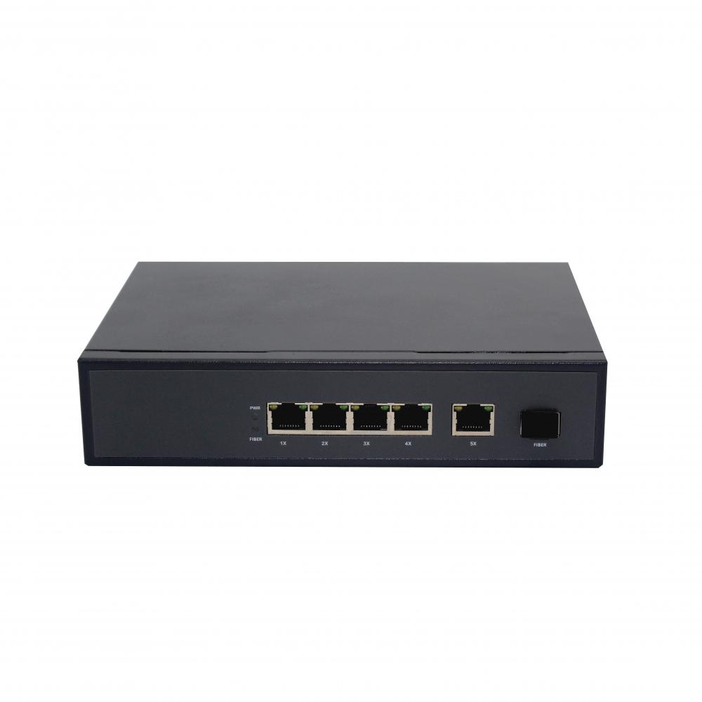 4 Port POE Switch 1PON 1SFP Stable