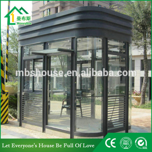 Prefab mobile outdoor security kiosk/ guard house