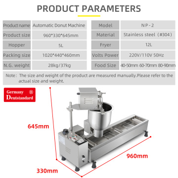 Máquina automática de fazer donuts, máquina de equipamentos de padaria
