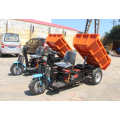 Triciclo de volcado de carga eléctrica diesel con caja duradera