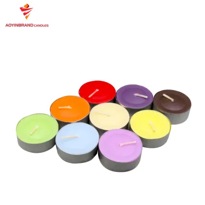 black tealight soy wax and paraffin wax design