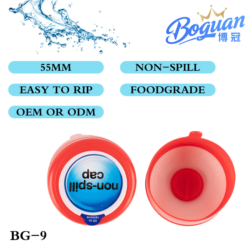 पुन: प्रयोज्य 5-गैलन बोतलबंद पानी का ढक्कन-लाल