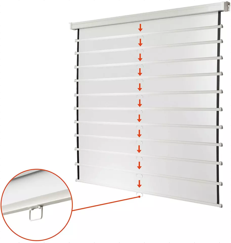 240X135cm large outdoor projection screen