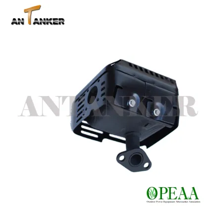 5.5hp 168F Black 18300-ZE1-900 with exhaust pipe small engine spare GX160 universal exhaust muffler (remus)