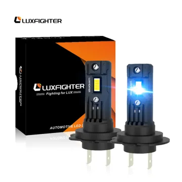 LUXFIGHTER 80W Car Light Bulb - H11 H7 H4 LED Headlamp