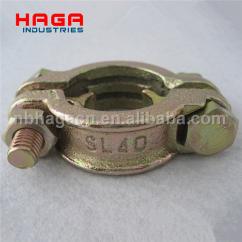 Heavy Double Bolt Hose Clamp with Saddles