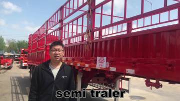 3 axles boading capacity grid position semi trailer