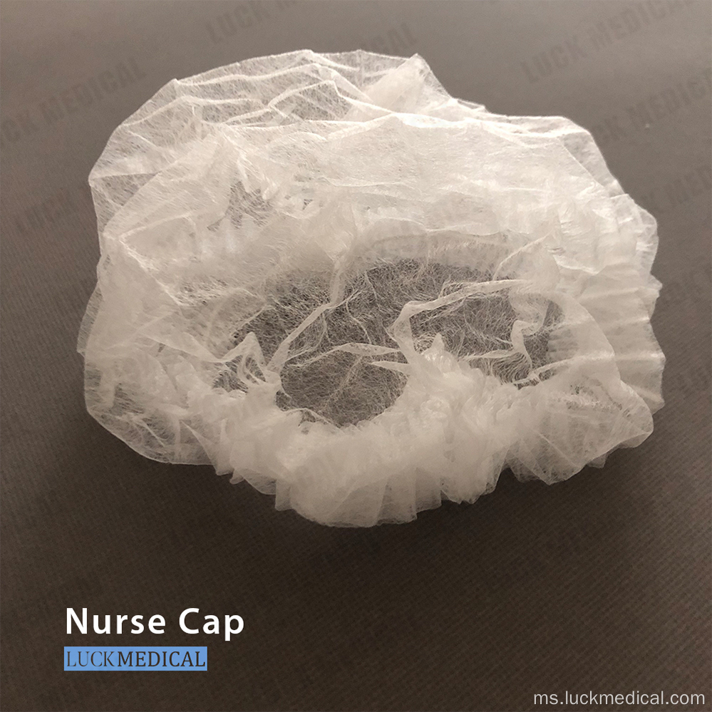 Pelupusan cap perubatan elastik elastik cap jururawat