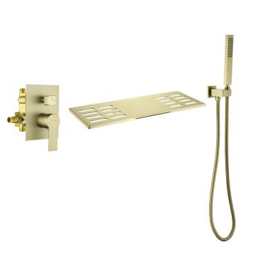 SHAMANDA Brass Bathtub Faucet With Hand Shower