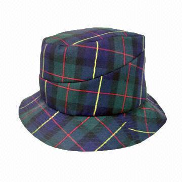 Special check fishing caps, customized logos/designs are accepted, OEM orders are welcome