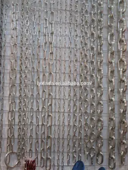 welded different sizes of iron link chain