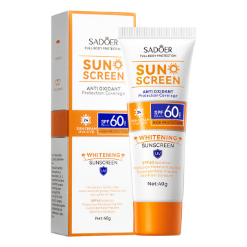 OEM/ODM Toptan Özel Etiket SPF 50 Güneş Kremi Krem