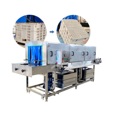 Automatic Industrial Baking Pan Washer for Poultry Trays and Plastic Waste Bins